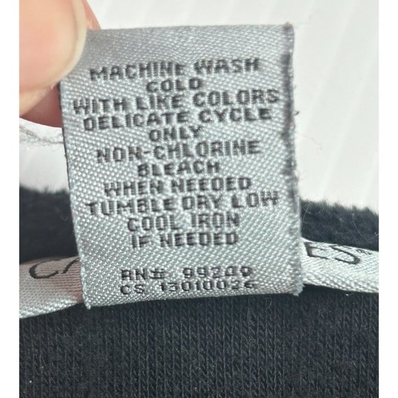 Catherines Chenille Black Pullover Sweater Plus Size 3X (26/28W) - Picture 5 of 5